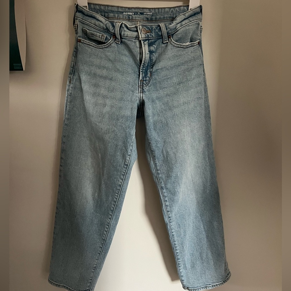 og loose denim jeans old navy